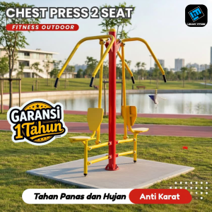 jual double chest press outdoor