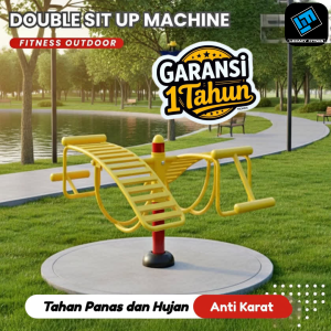 jual double sit up outdoor