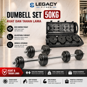 DUMBLE SET 50 KG METAL
