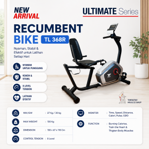 jual recumbent bike tl-368r
