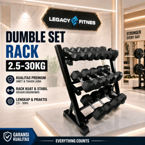jual alat fitnes dumbbell set 2.5-30kg