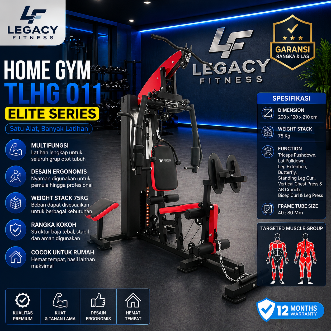 Legacy fitnes Home Gym TLHG 011