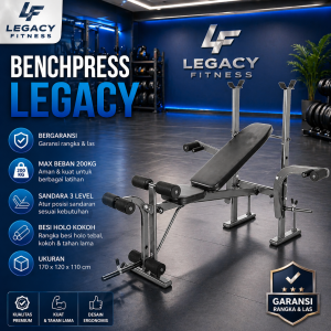 Jual Alat Fitnes Benchpress Legacy Fitnes
