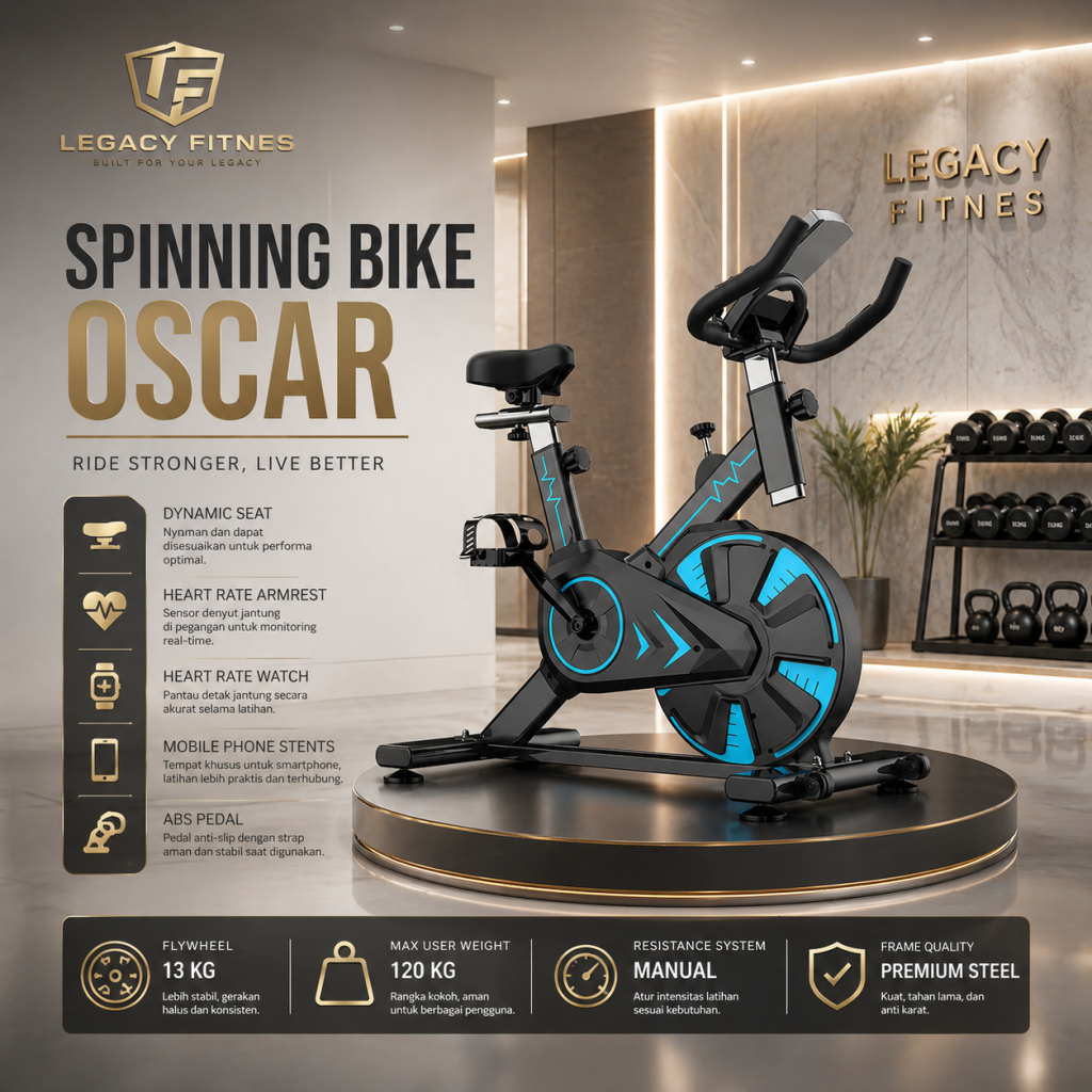 jual alat gym sepeda statis oscar