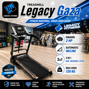 jual alat fitnes treadmill elektrik Gaza