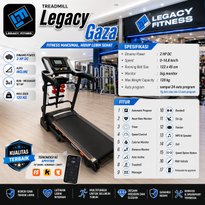 jual alat fitnes treadmill elektrik Gaza-a