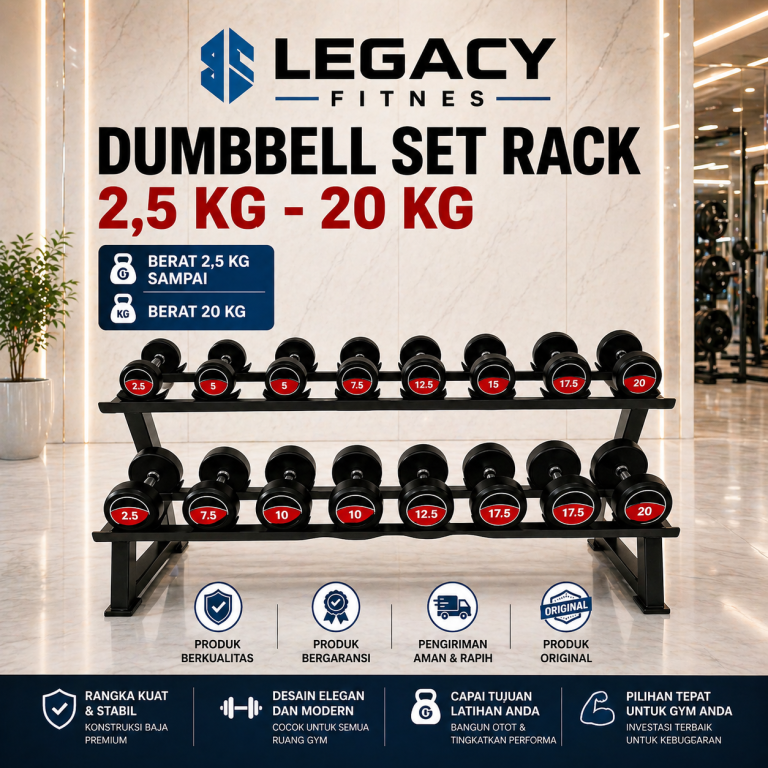Jual Alat Fitnes - DUMBEL SET RACK