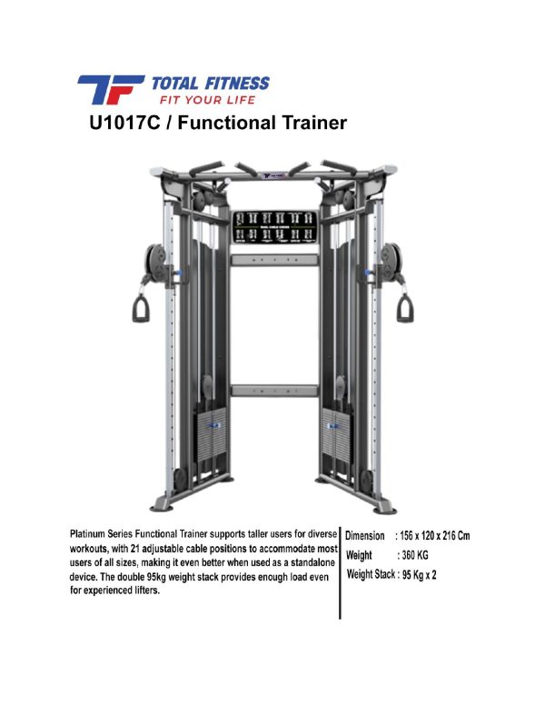 Jual Alat Fitnes Functional Trainer U1017C