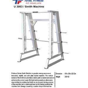 DHZ U3063 Smith Machine Plate Loaded Commercial Gym Equipment Heavy Duty