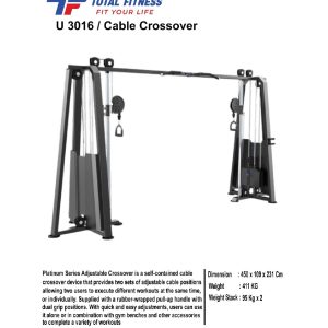 Jual Alat Fitnes Cable Crossover Evost