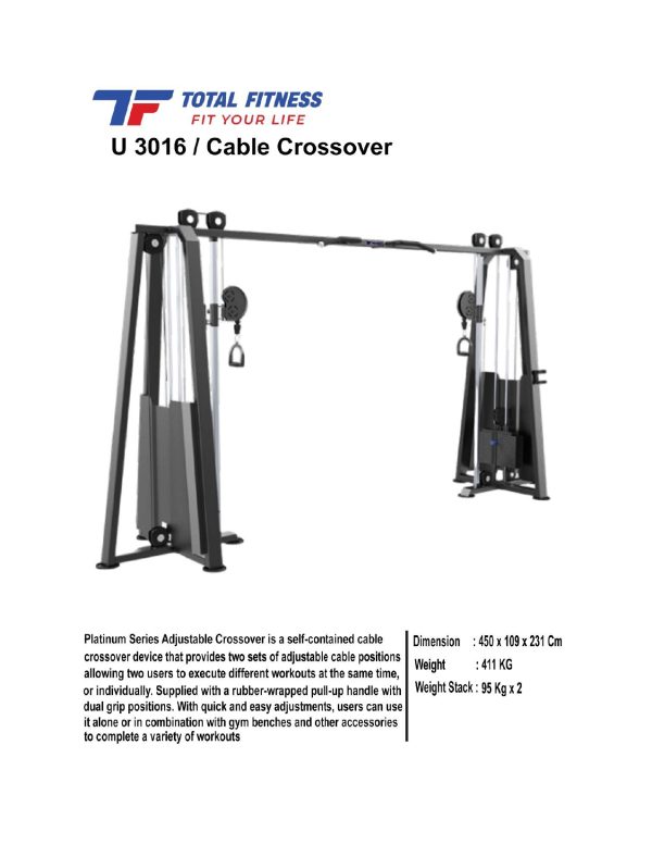Jual Alat Fitnes Cable Crossover Evost