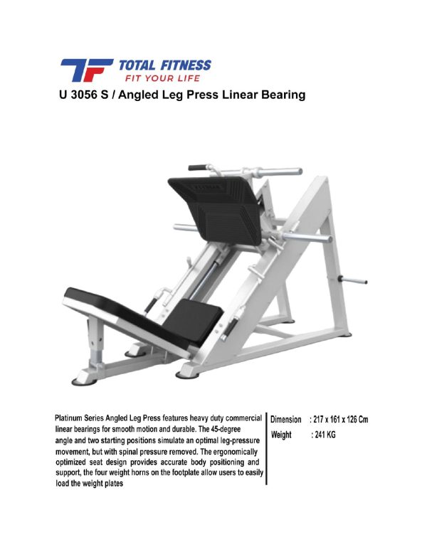 Jual angled leg press linear bearing