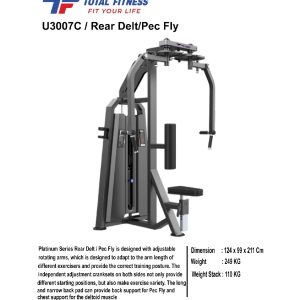 Jual alat fitnes rear delt pec fly