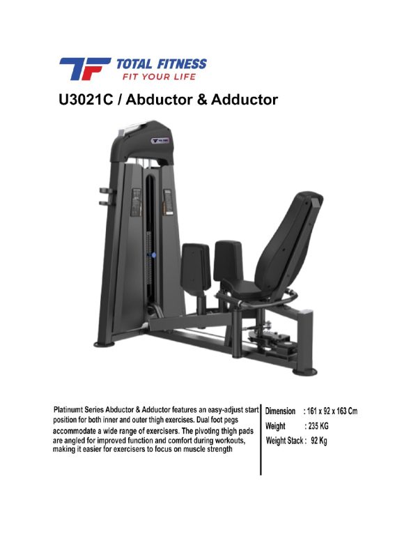 jual alat fitnes Abductor & Adductor
