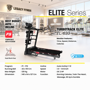 jual treadmill alat fitnes tl 633
