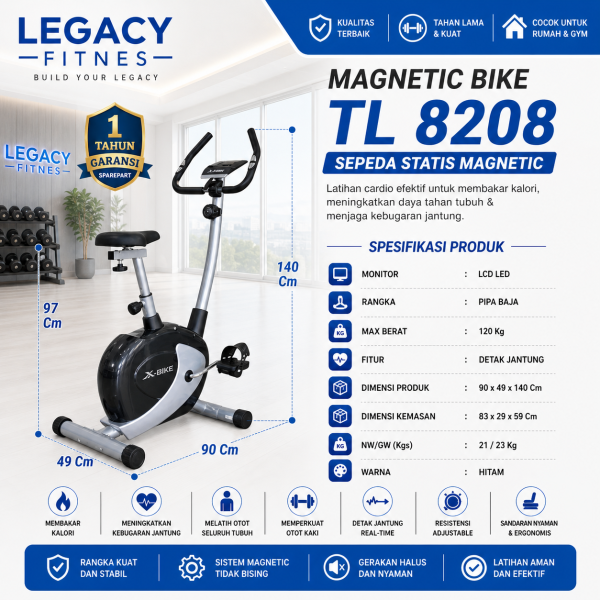 MAGNETIK BIKE TL 8208