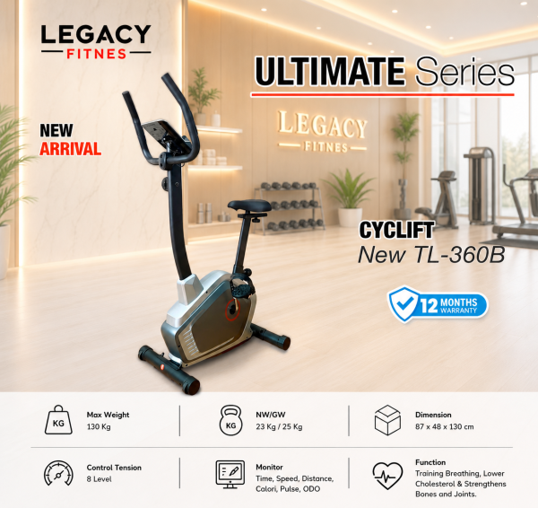 jual alat fitnes magnetic bike tl 360b