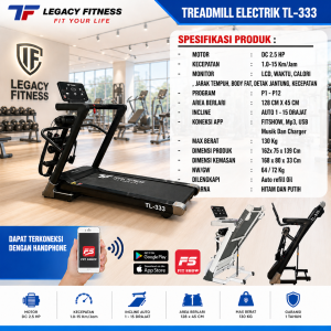 jual alat fitnes treadmill tl 333