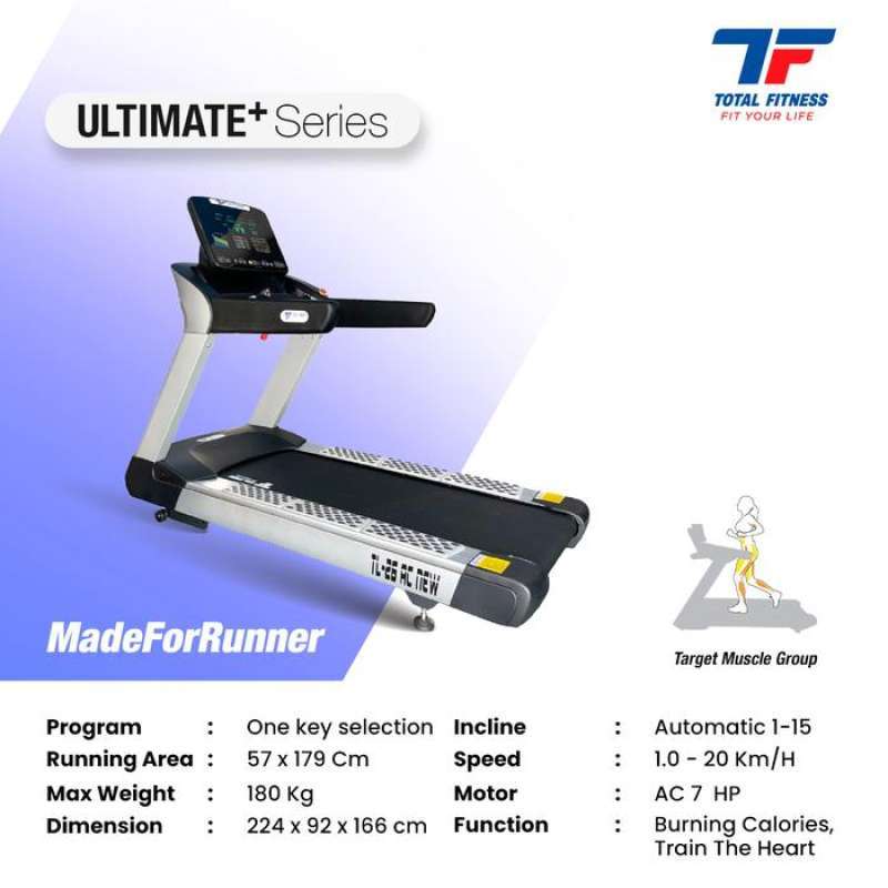 TREADMILL COMERSIL TL 26AC - Gambar 2
